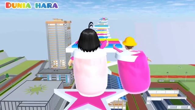 Hah? Yuta Baby Raksasa Celine Hara jadi Boba keatas Langit krn Monster Boba| Sakura School Simulato смотреть онлайн