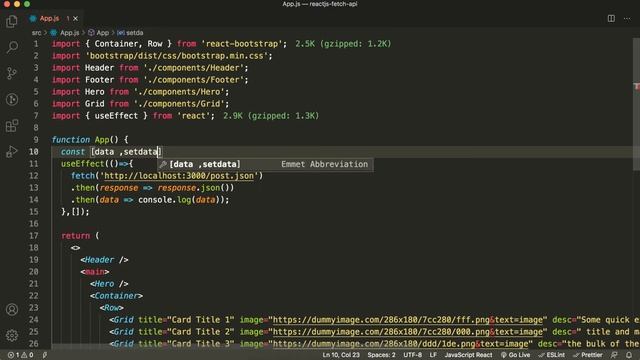 How to call api in ReactJs using fetch | ReactJs Api Series - #1 смотреть онлайн
