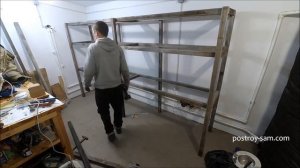 Стеллаж из бруска и досок своими руками | postroy-sam.com