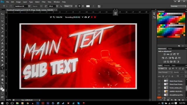 Call Of Duty Black Ops 3 Thumbnail Photoshop psd Template смотреть онлайн