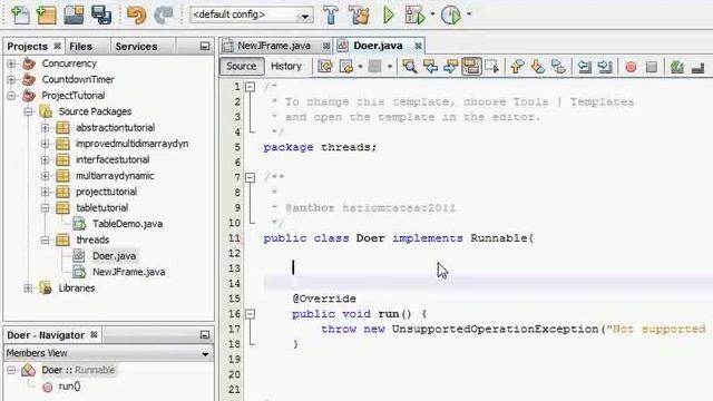 Java Tutorial - Threads and Runnables - Session 24 смотреть онлайн