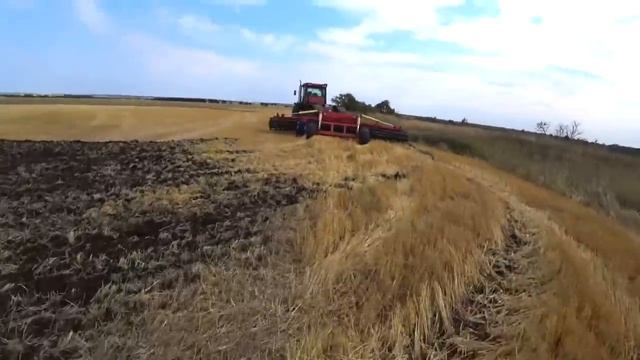 Начали обработку почвы | Учимся дисковать на К744 и дисковой бороной «Кортес» смотреть онлайн