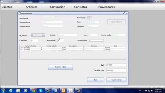 Proyecto facturacion e inventario en java y base de datos Mysql смотреть онлайн