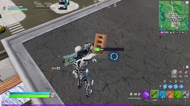 NEW (ALT WHITE) SKULL TROOPER Skin + (BLACK AND WHITE) SKULL SICKLE Gameplay in Fortnite! смотреть онлайн