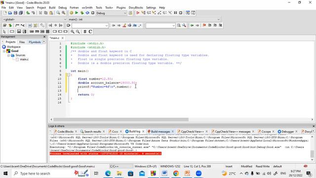 36) float and double keyword in C смотреть онлайн