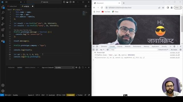 Mastering Object-Oriented JavaScript | Classes, Encapsulation, Polymorphism, | Hindi Tutorial #10 смотреть онлайн