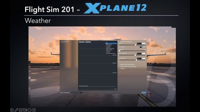 X Plane 12 Overview - setting up a flight, weather settings, computer specs смотреть онлайн