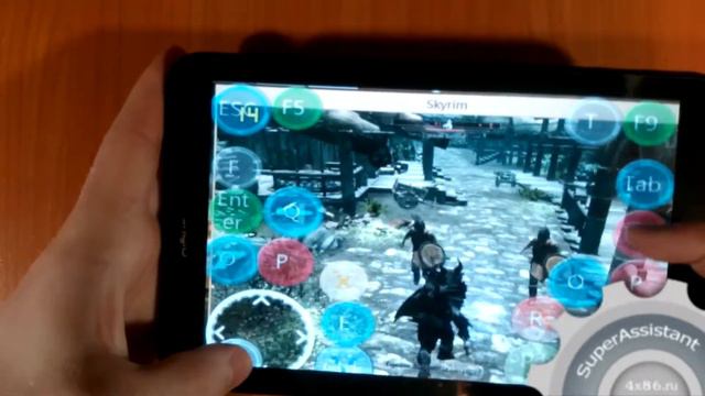 The Elder Scrolls V: Skyrim on Tablet, instruction, setting, gameplay for touch anyway смотреть онлайн