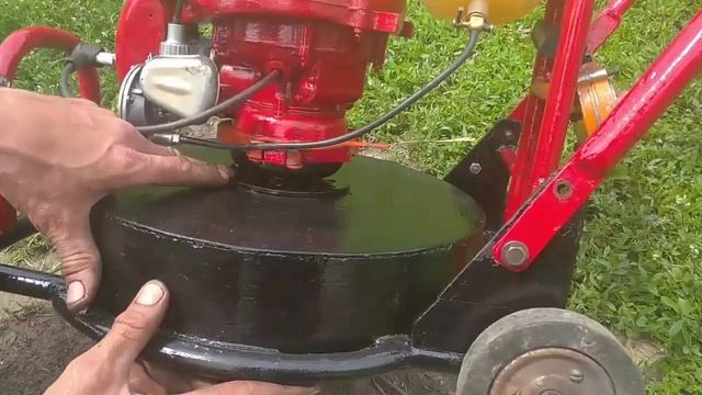 Газонокосилка из бензопилы "ДРУЖБА" смотреть онлайн