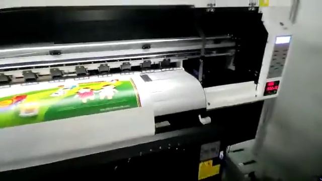 Armyjet 3.2M Eco solvent printer. Installed 2 pcs Epson i3200-E1 printheads. смотреть онлайн