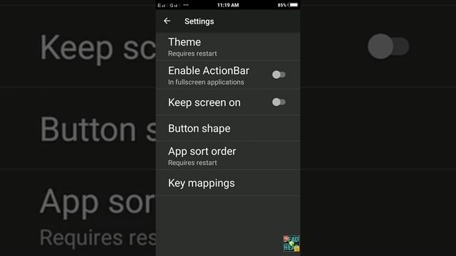 J2ME Loader settings(General) смотреть онлайн