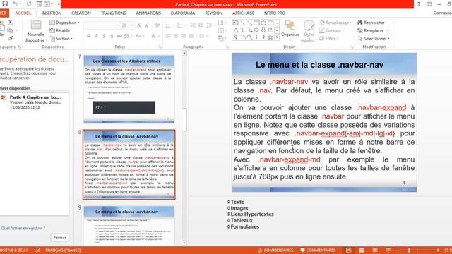 Partie 4: La barre de navigation bootstrap смотреть онлайн