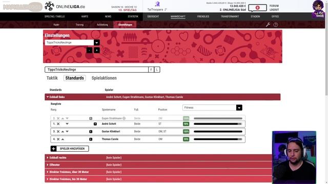 Taktik & Standards-Einstellungen in onlineliga | Tipps & Tricks für Neulinge смотреть онлайн