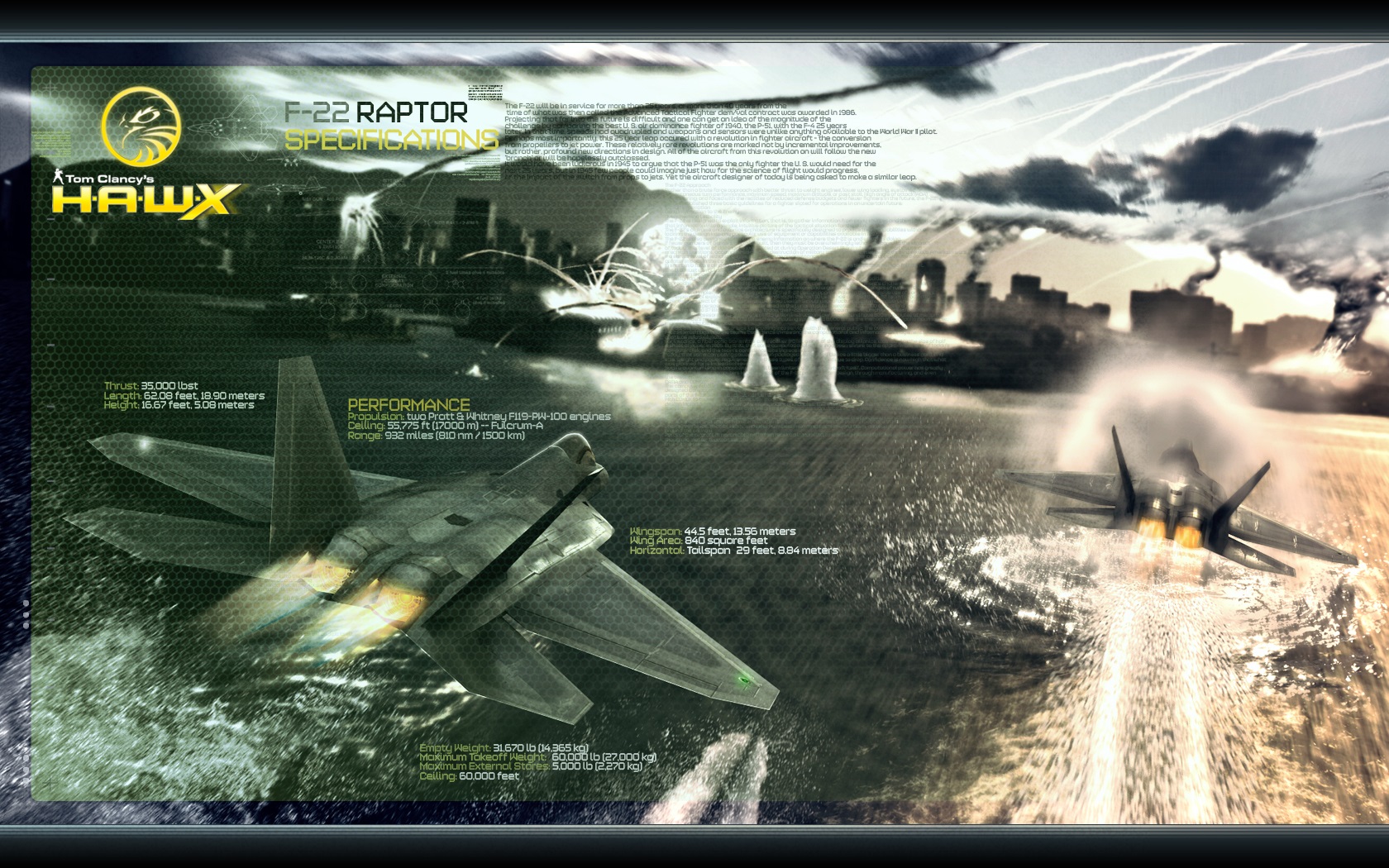 Tom Clancy's H.A.W.X. смотреть онлайн