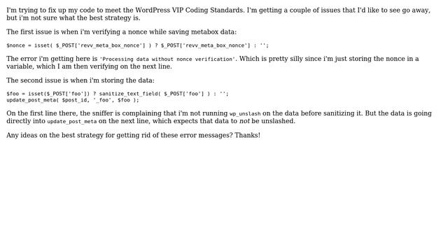 Wordpress: PHP Code Sniffer - WordPress VIP Coding Standards смотреть онлайн