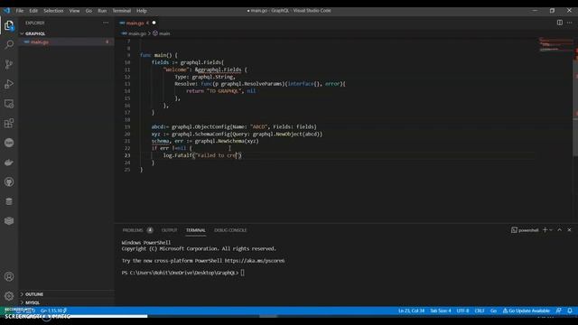 Create a Simple GraphQL Server in Golang | Golang Tutorial | GraphQL Go смотреть онлайн