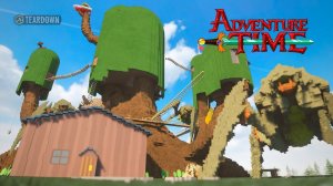 Adventure time Tree fort as well as the attackers TERMINIDS | Teardown