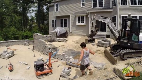 Backyard Outdoor Living Space Makeover: Landscaping Time Lapse