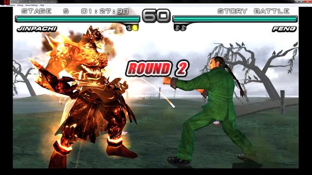 Tekken 5 Dark Resurrection - Jinpachi Monster Story Mode - PPSSPP PSP Emulator смотреть онлайн