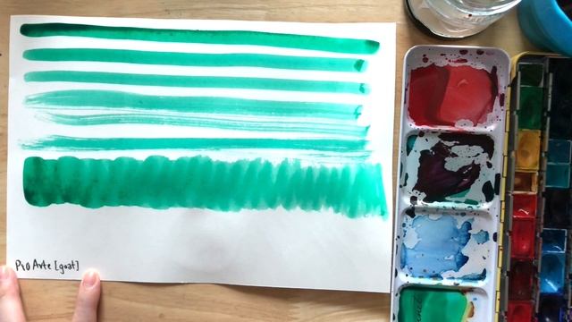 Watercolor Quill Brush Comparison [supplementary vid] смотреть онлайн