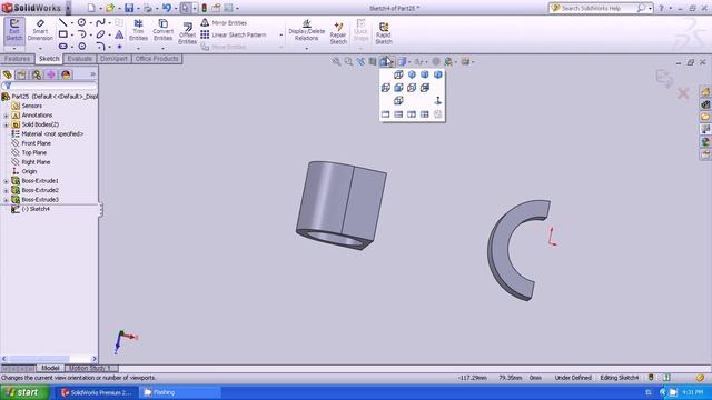 Solidworks Tutorial 4-Βραχίονας смотреть онлайн