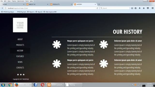 negotium - wonderful bootstrap template смотреть онлайн