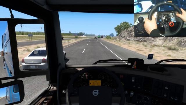 ATS - Volvo VNL Transporting Train Axles Part 2 | Logitech G29 Gameplay смотреть онлайн