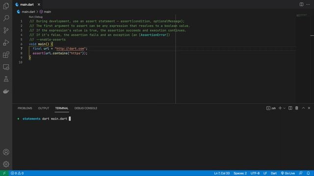 Dart - Curso Completo: assert (Statements) смотреть онлайн