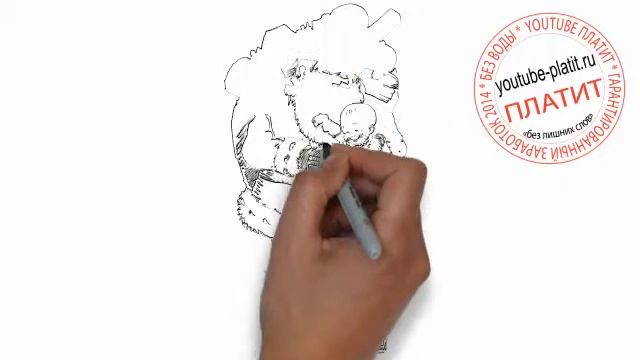 Как нарисовать санта клауса с мешком смотреть онлайн