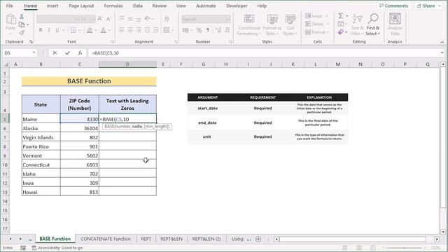 How to Convert Number to Text with Leading Zeros in Excel смотреть онлайн