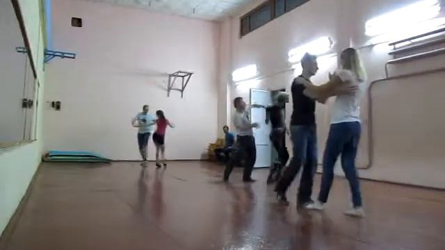 !!Zouk протанцовка после занятия in dance studio DancA 11 04 14 -Юля и Слава, Андрей Яра смотреть онлайн