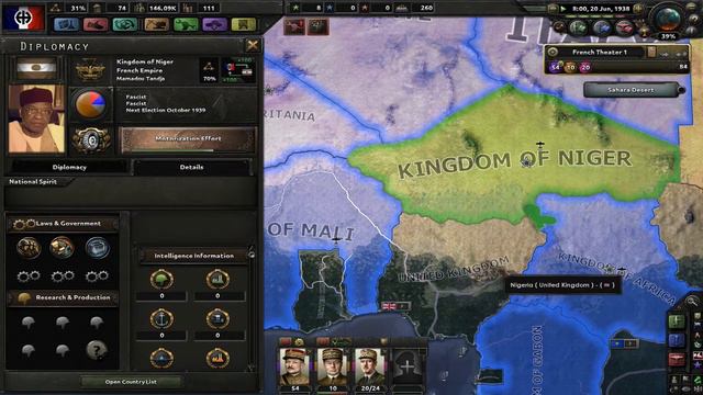 Hearts of Iron IV Road To 56 - French Empire #5 смотреть онлайн