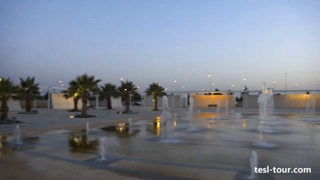 Музыкальный фонтан в аэропорту Энфида (Enfidha airport music fountain) смотреть онлайн