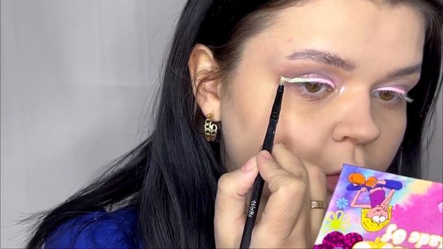 Пастельные аквалайнеры 7days, цветные стрелки#makeup #макияж #makeuptutorial #макіяж #7days #beauty