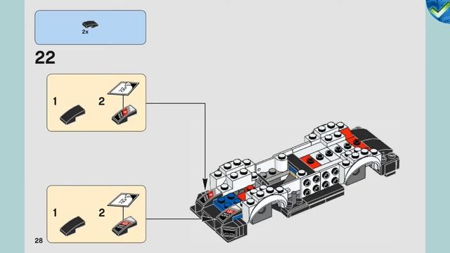 75887 Porsche 919 Hybrid LEGO Speed Champions Manual at the Brickmanuals Instruction Archive