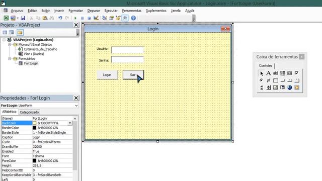 Excel VBA — Tela de login com foto - AULA 3 смотреть онлайн
