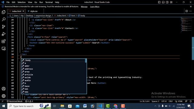 How To Make Responsive Website Design Using Bootstrap 5.2 and CSS | Responsive Website смотреть онлайн