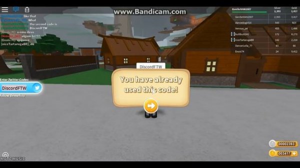 TOP 5 CODES FOR ROBLOX TREELANDS!