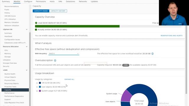 vSAN Capacity View смотреть онлайн
