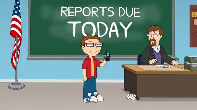 American Dad - I'm calling from my history class смотреть онлайн