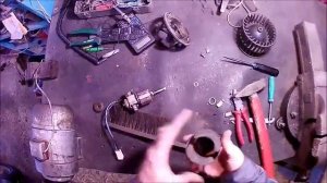 Снимаем и разбираем эл мотор отопителя Соболь,Газель...(2004 г.в.)