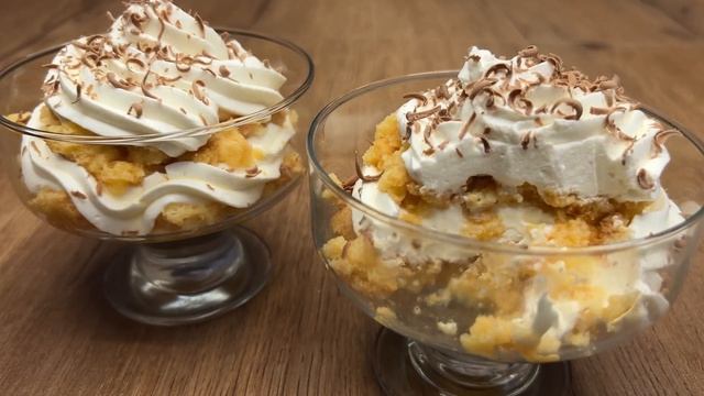 Hausgemachtes Dessert In 5 Minuten! Jeder Sucht Nach Diesem Rezept! Einfach, Schnell Und Lecker!