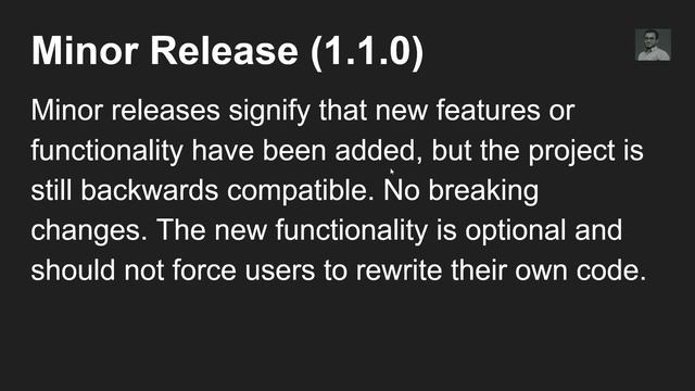 56. Semantic Versioning for a Software. Understanding major, minor & Patch release in Version - GIT смотреть онлайн