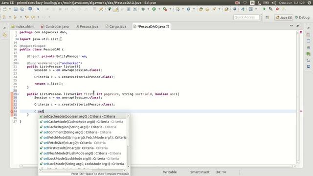 Primefaces - Lazy DataTable смотреть онлайн
