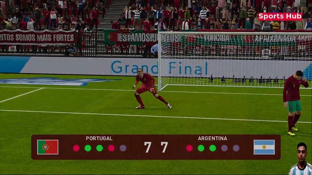 PORTUGAL VS ARGENTINA | FIFA World Cup Qualifiers 2026 | Ronaldo vs Messi | PES Gameplay смотреть онлайн