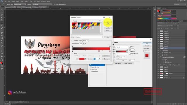 Free 2 Desain Banner Spanduk HUT RI 76 CDR PSD - CorelDraw Photoshop Tutorial смотреть онлайн