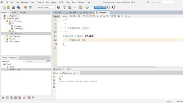 Access modifiers in java Part 1 смотреть онлайн