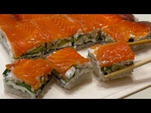 РОЛЛ САЛАТ. Удивите близких новым вкусным салатом. Выручит всех, у кого проблемы крутить роллы.