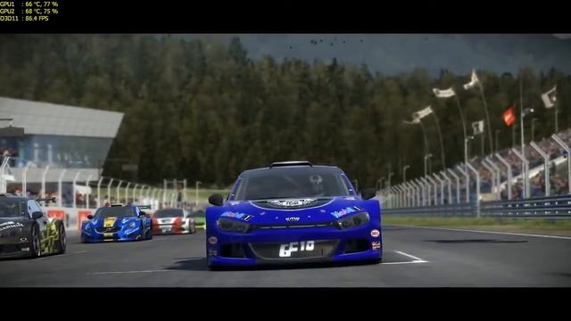Grid 2 на Core i7 4770 + 2 x GTX670 (SLI), Windows 7 x64 смотреть онлайн