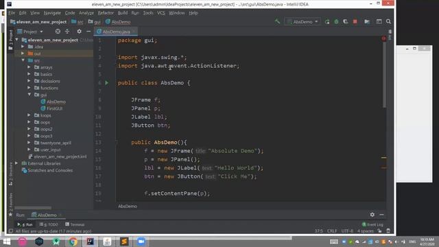 73. Java GUI - Event Handling Button Click - Pashto смотреть онлайн